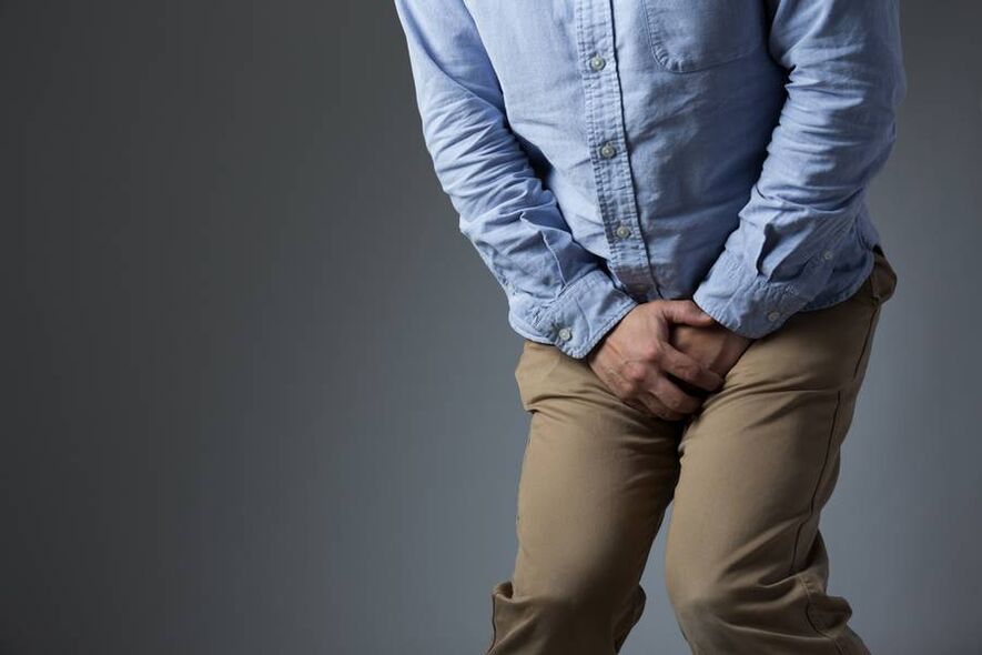Schmerzen bei Männern mit Prostatitis