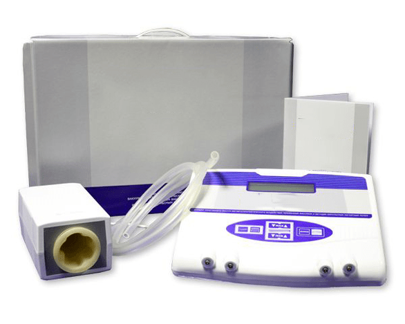 Vakuumgerät zur Behandlung von Prostatitis.