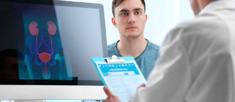 Konsultieren Sie bei Prostatitis einen Arzt.